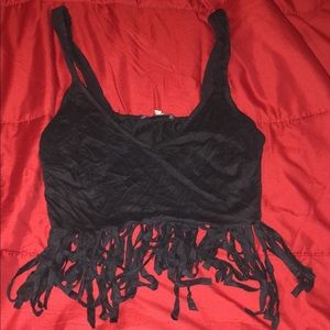 Charlotte Russe black crop top
